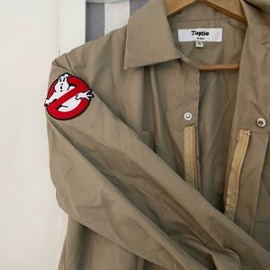 Ghostbusters costume (khaki coverall with patch)